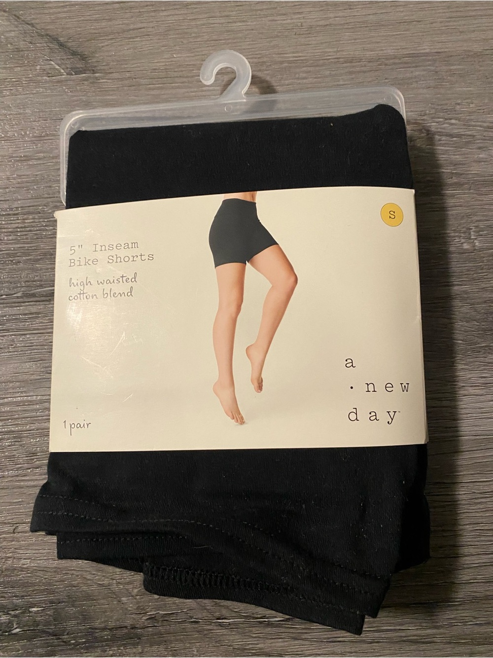 a new day Black High-Waist Bike Shorts